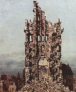 Bernardo Bellotto Ansicht von Dresden, Die Ruine der Kreuzkirche, von Osten aus gesehen France oil painting artist